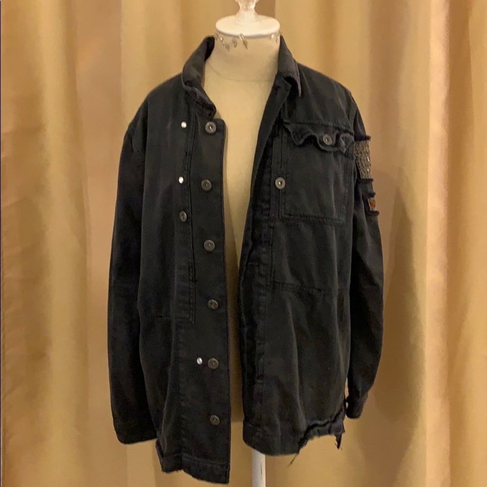 free people army jacket